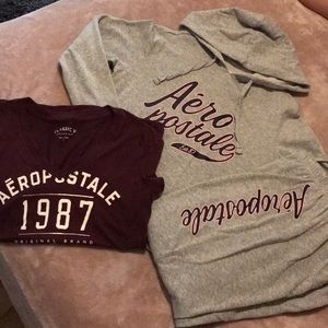 Aeropostale sweatsuit and matching tee